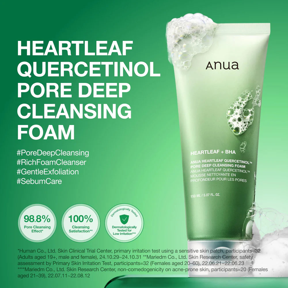 ANUA – Heartleaf Deep Cleansing Foam